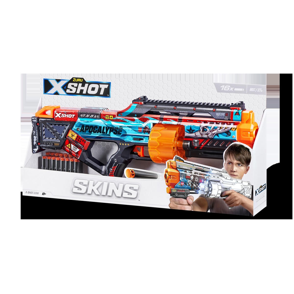 X-SHOT Skins, puška, sa spužvastim mecima - Last Stand - Image 8