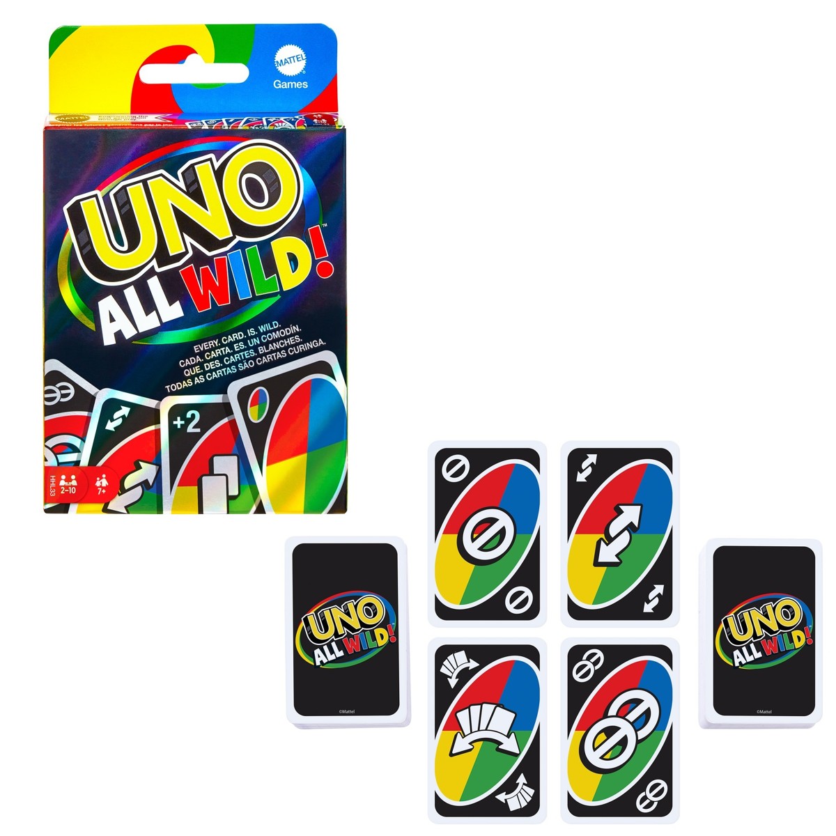 GAMES, društvena igra, Uno karte All wild - Image 2