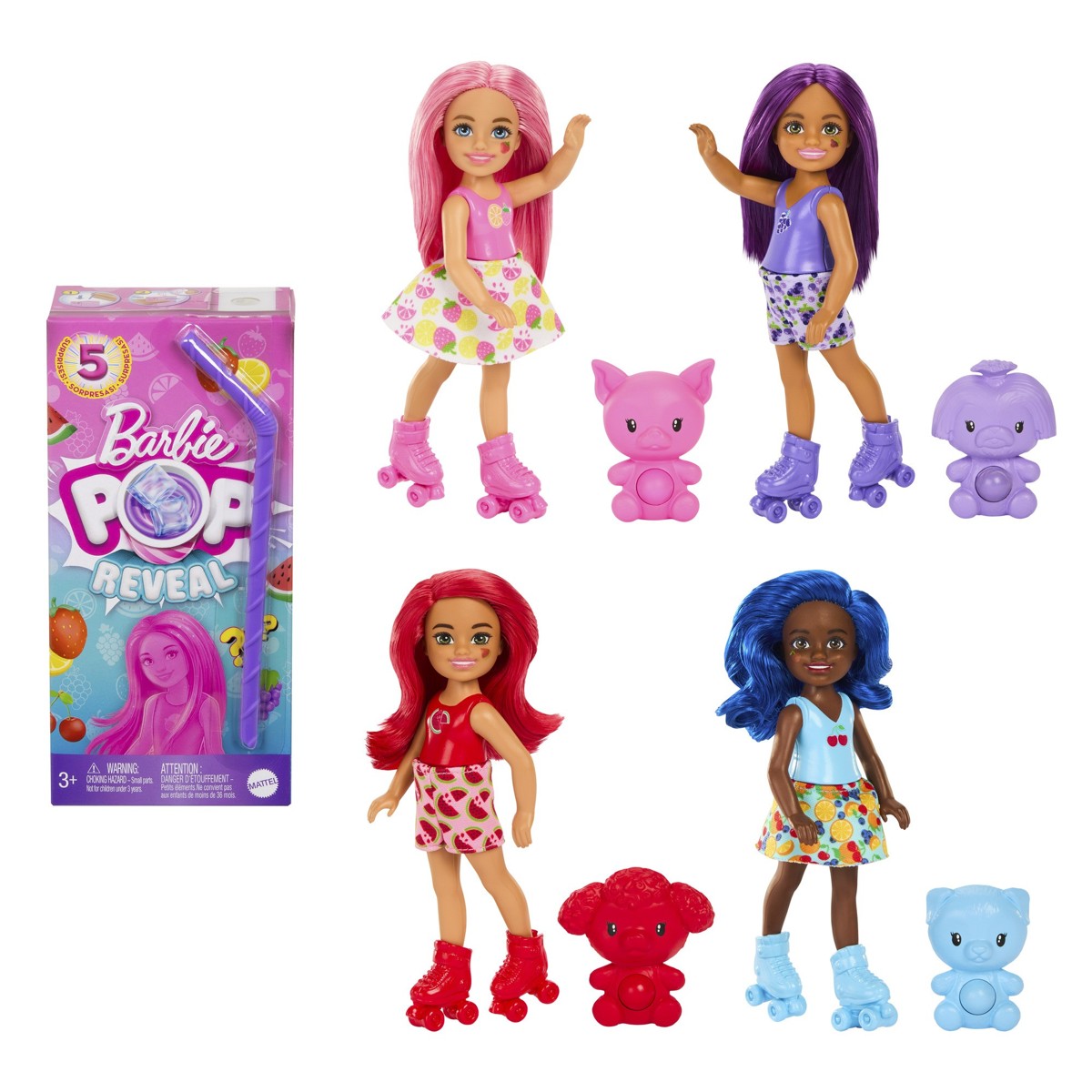 BARBIE Pop Reveal, lutka, voće Chelsea - Image 2