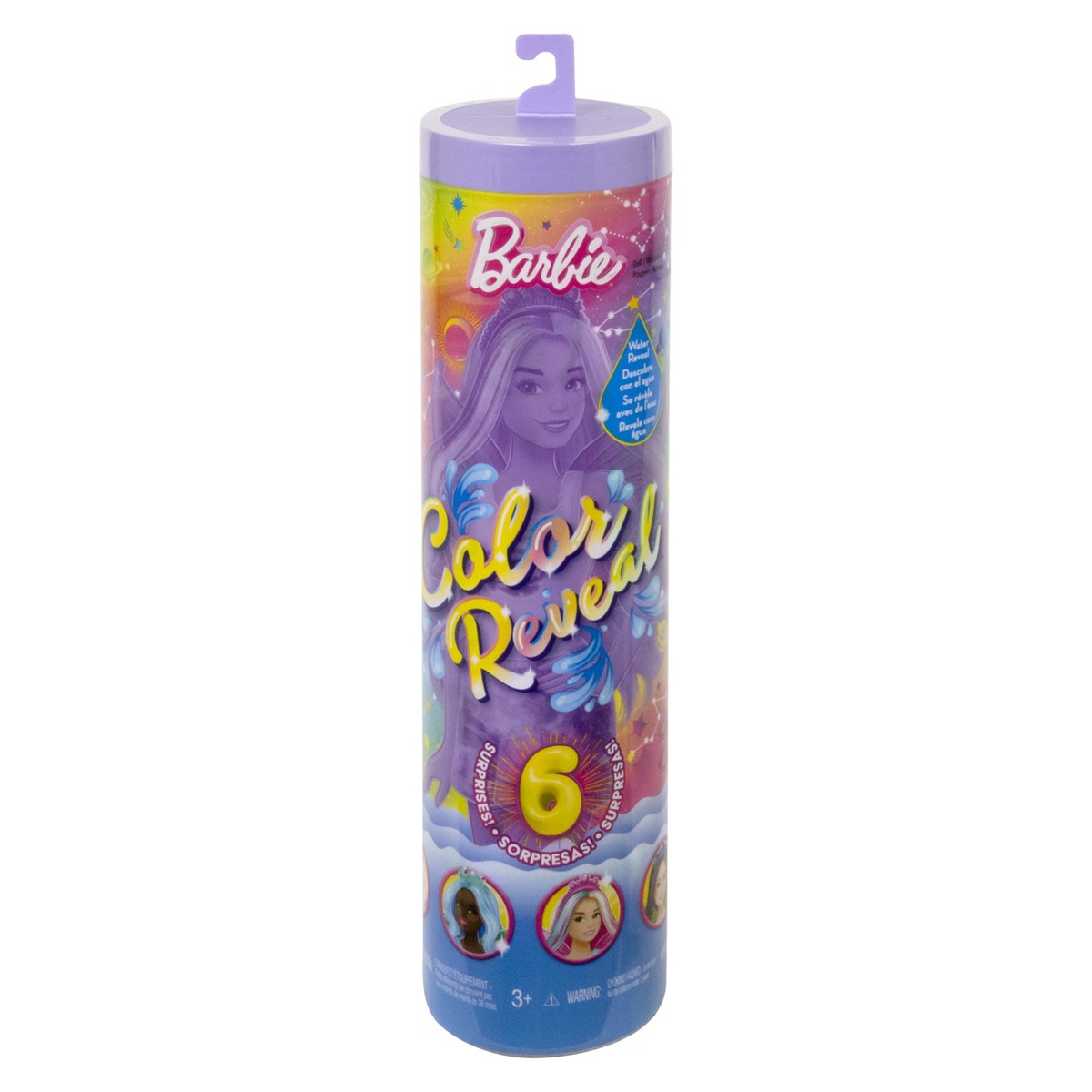 BARBIE Color Reveal, lutka, galaksija duge