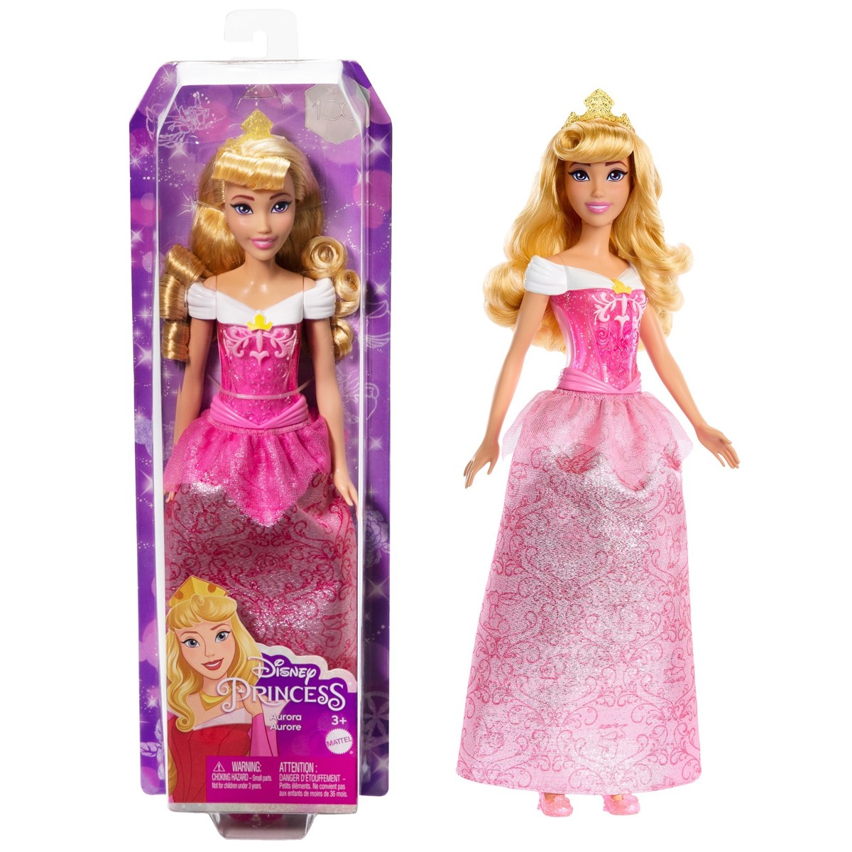 DISNEY princeza Aurora, lutka