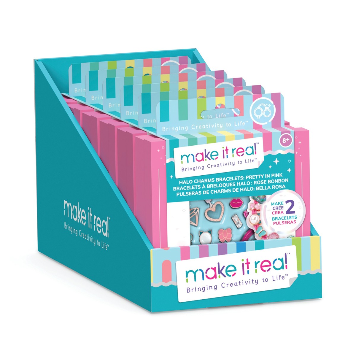MAKE IT REAL, kreativni set, narukvice Pretty in pink mini - Image 7