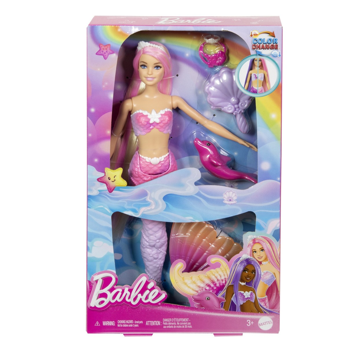 BARBIE, lutka, sirena s promjenom boje - Image 6