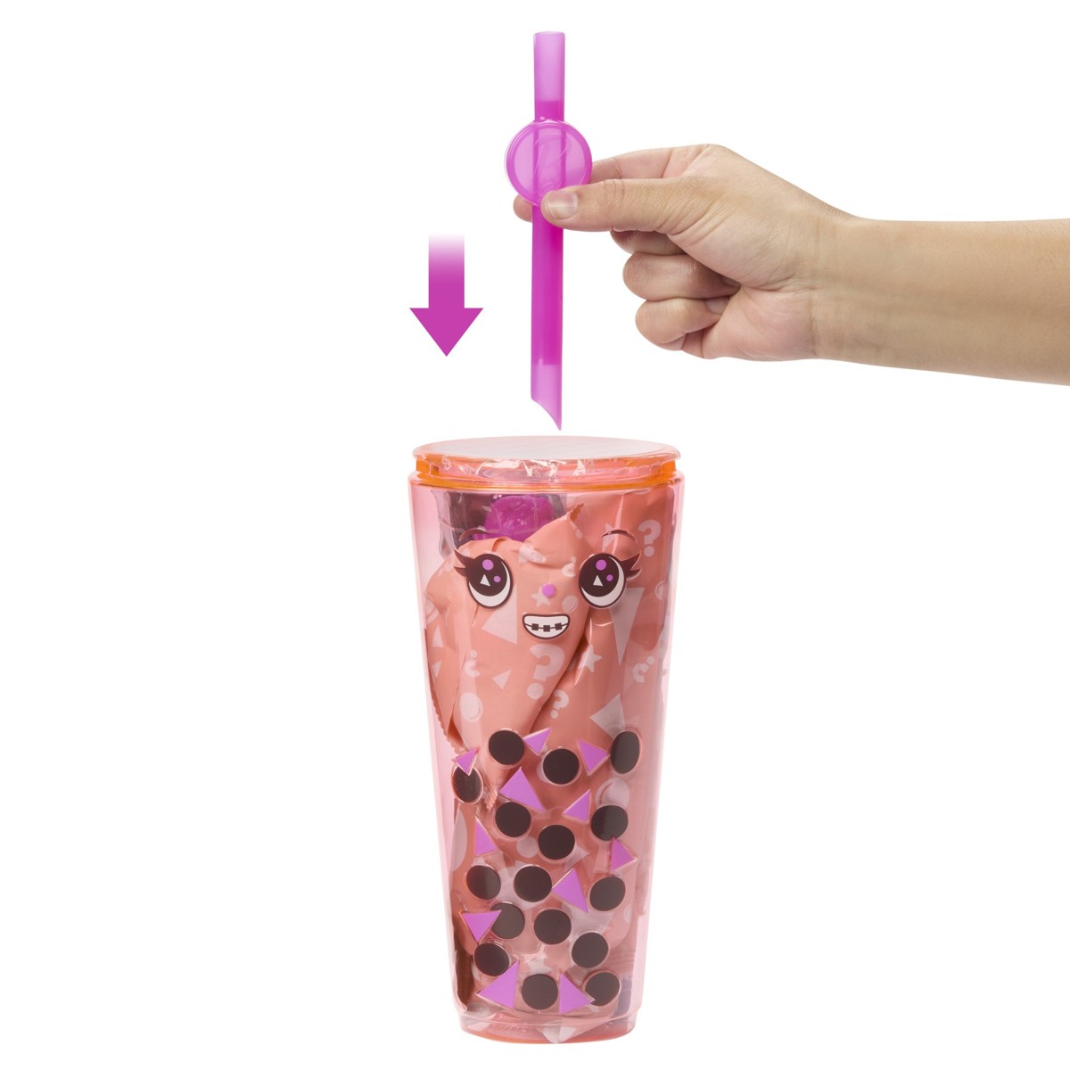 BARBIE Pop Reveal, lutka, mango bubble tea - Image 4