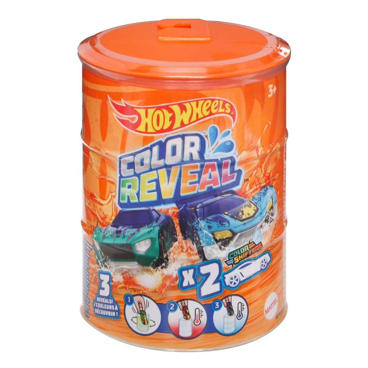HOT WHEELS Color Reveal, autić, duo pakiranje, omjer 1:64 - Image 2