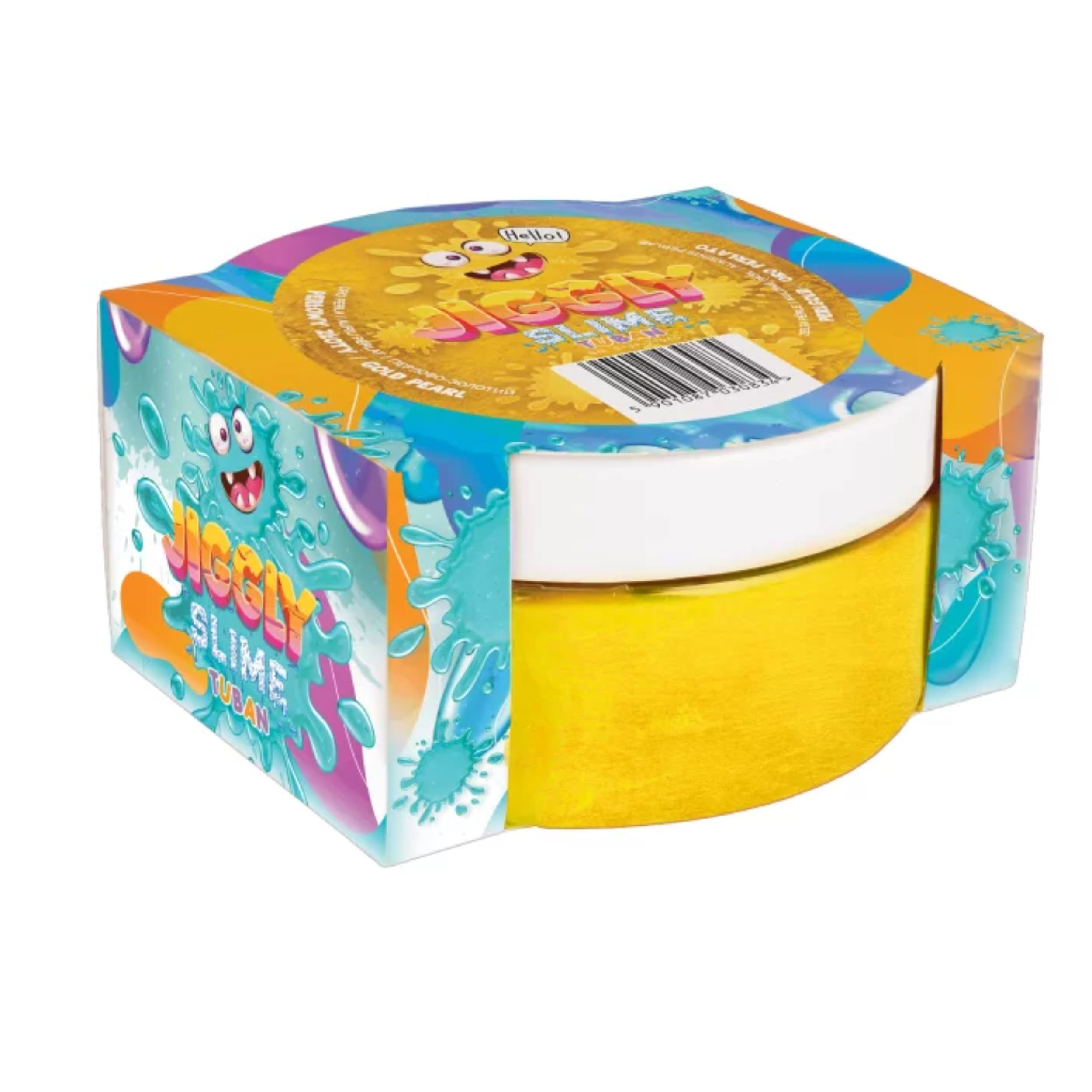 TUBAN Jiggly, slime, žuto zlatni, 200 g - Image 2
