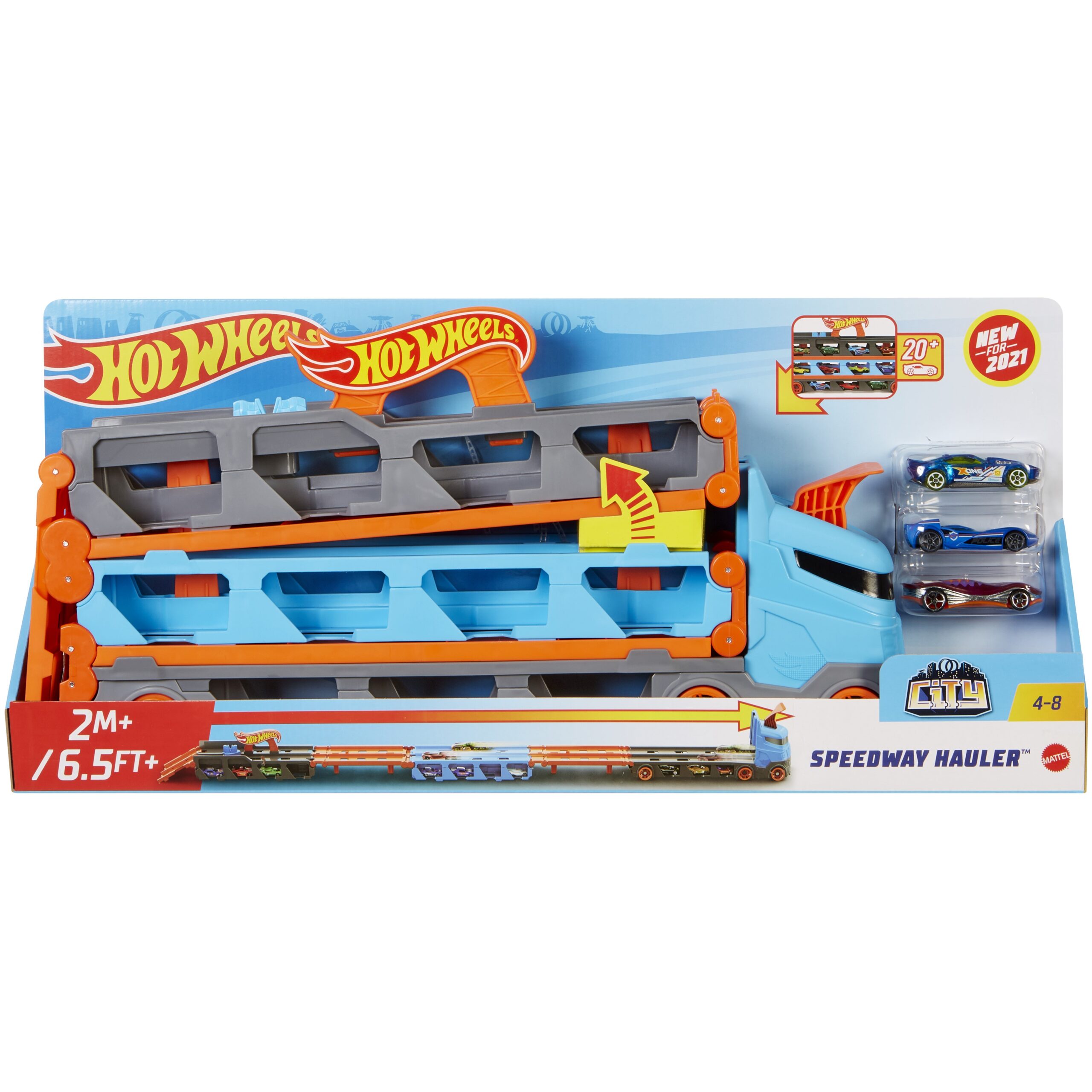 HOT WHEELS, kamion i trkača staza, 2u1 - Image 2