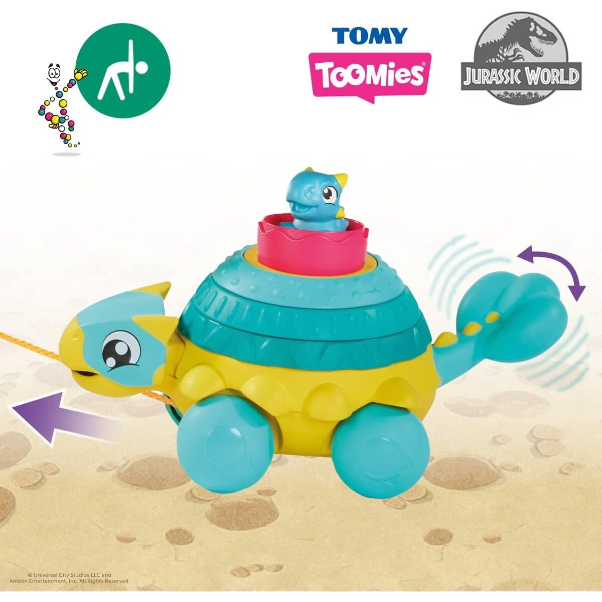 TOMY Jurassic, igračka, dinosaur za slaganje - Image 8