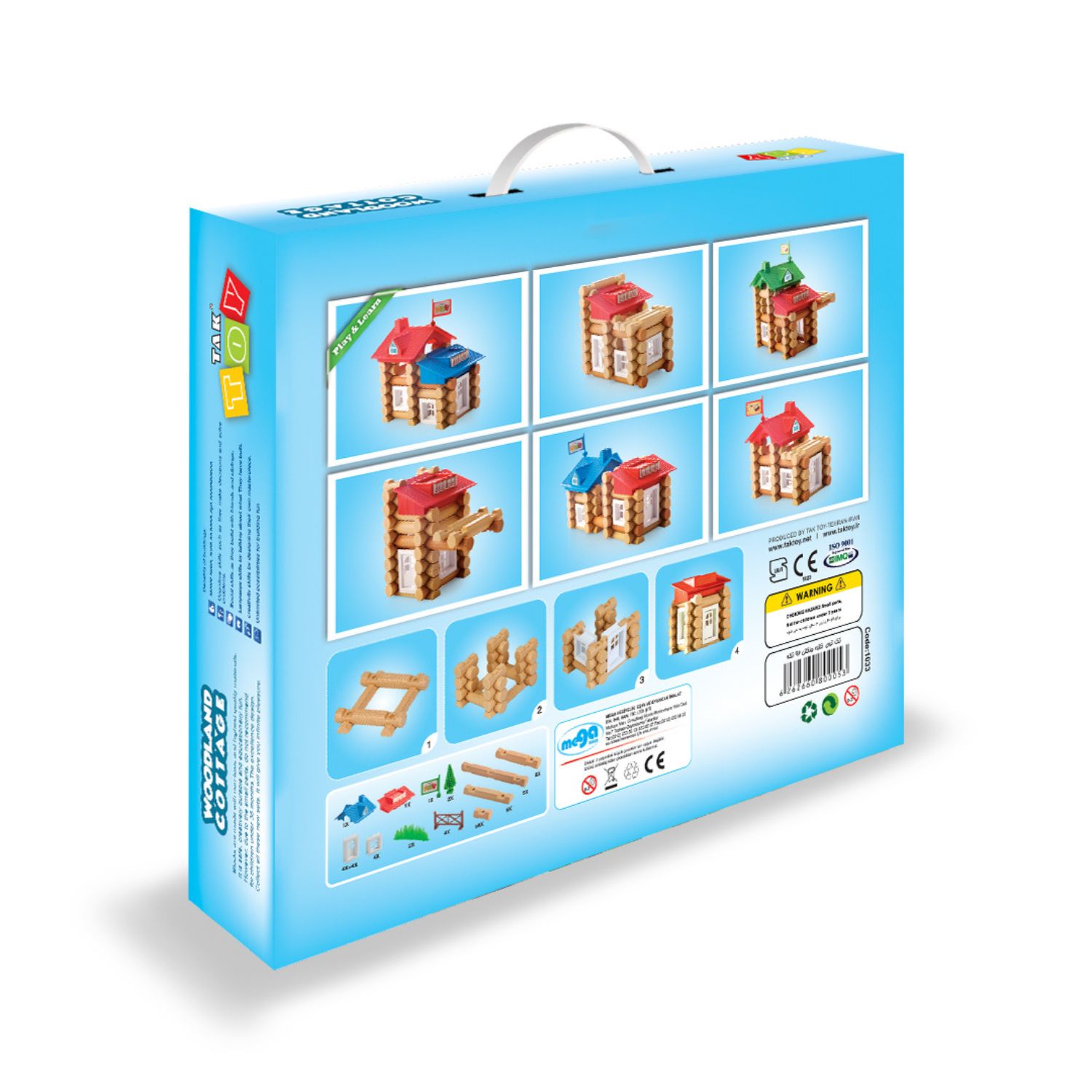 TAK TOY Woodland Cottage blokovi, set za igru - Image 2