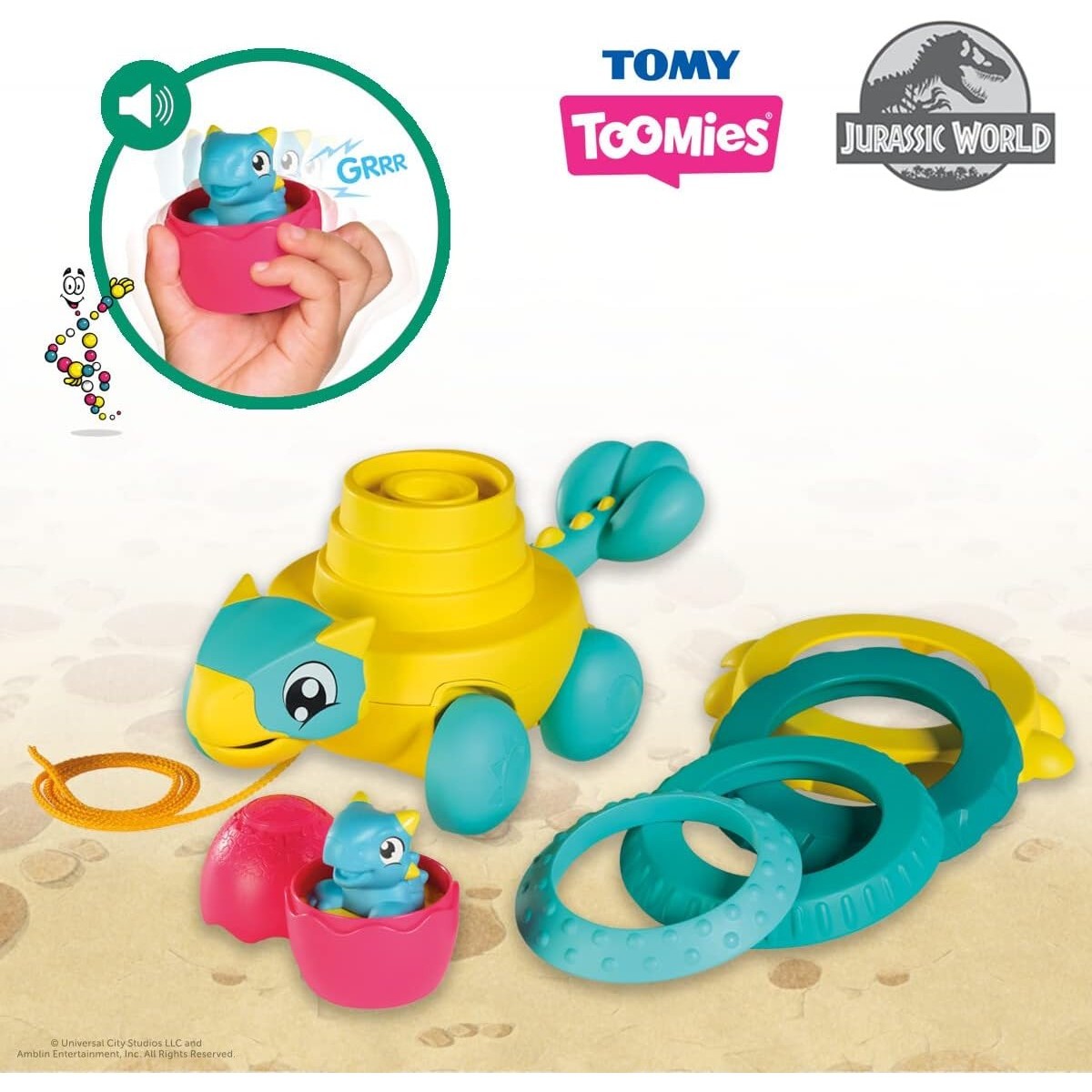 TOMY Jurassic, igračka, dinosaur za slaganje - Image 6