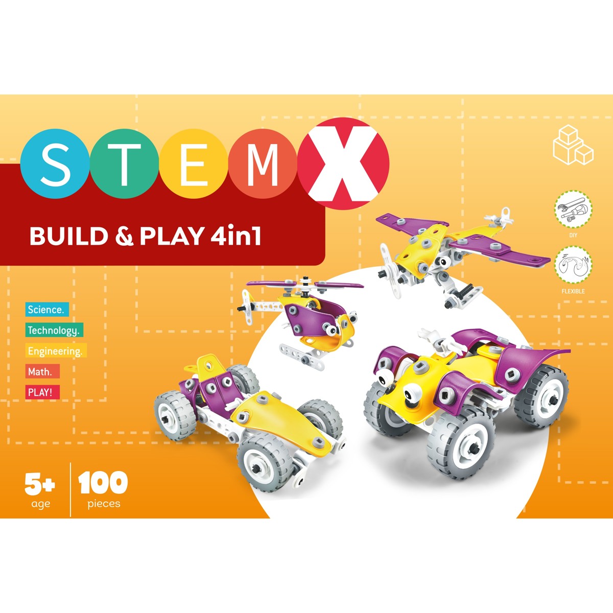 STEMX, set za igru i slaganje, 4u1 - Image 6