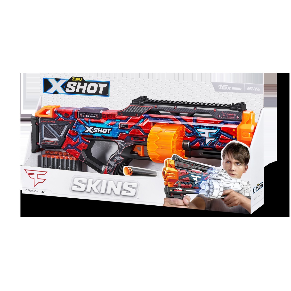 X-SHOT Skins, puška, sa spužvastim mecima - Last Stand - Image 10