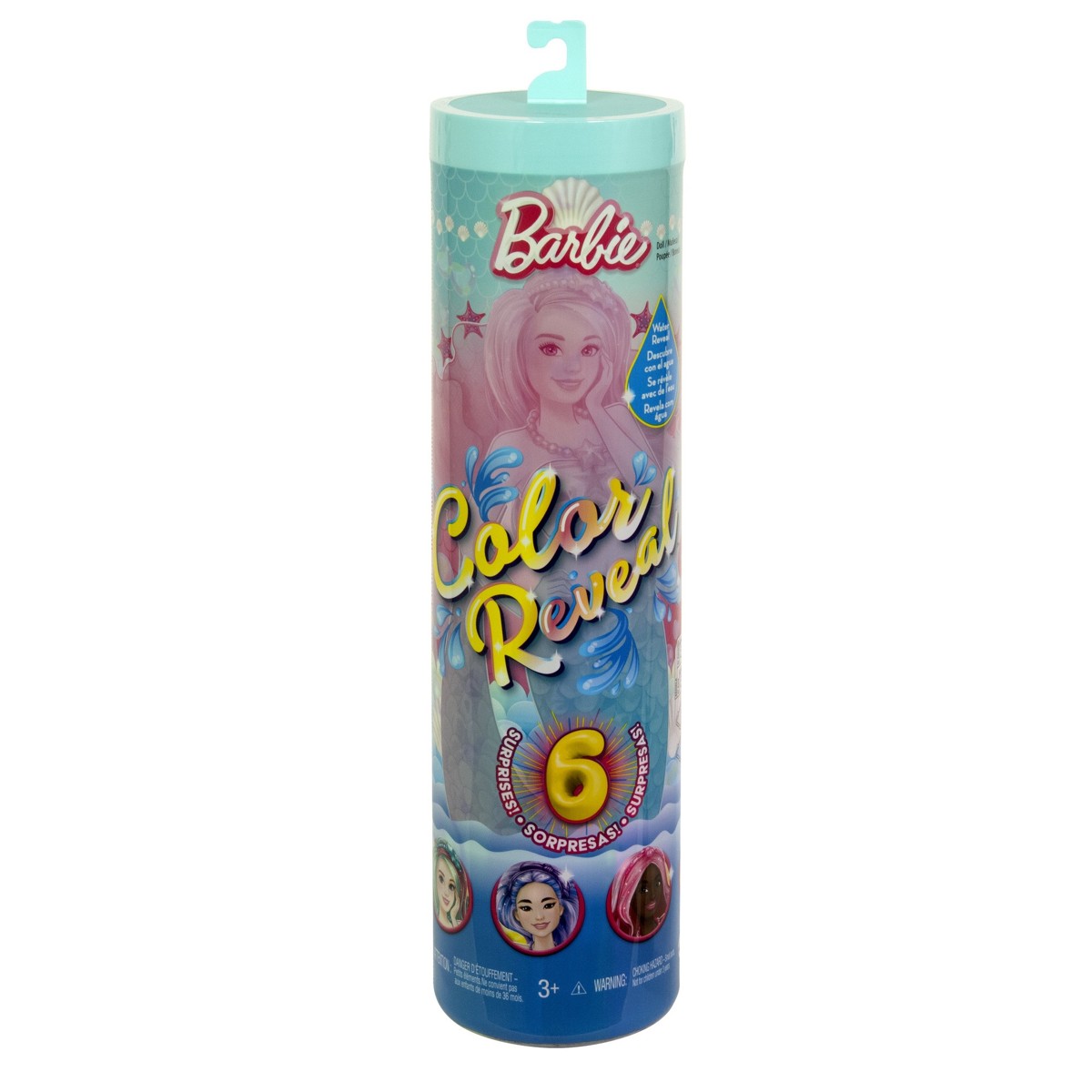 BARBIE Color Reveal, lutka, morska sirena