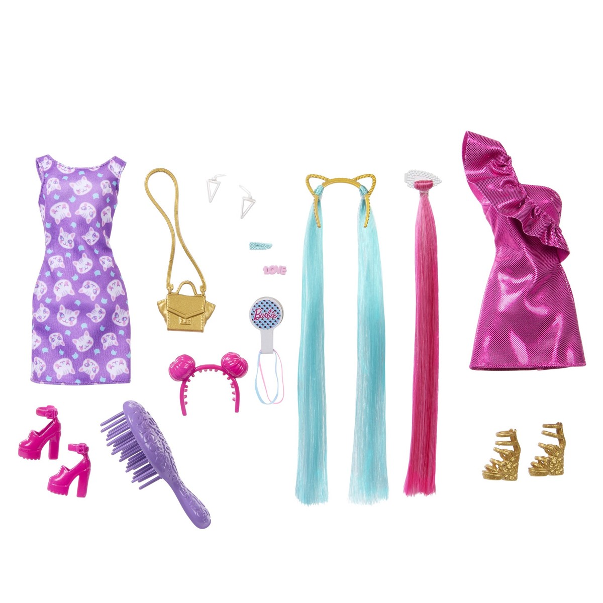 BARBIE, lutka, zabavna igra s kosom - Image 8