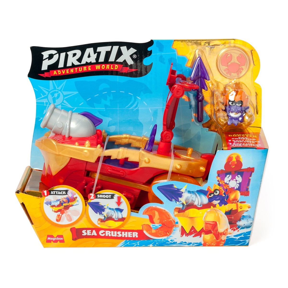PIRATIX Razbijač mora, set za igru