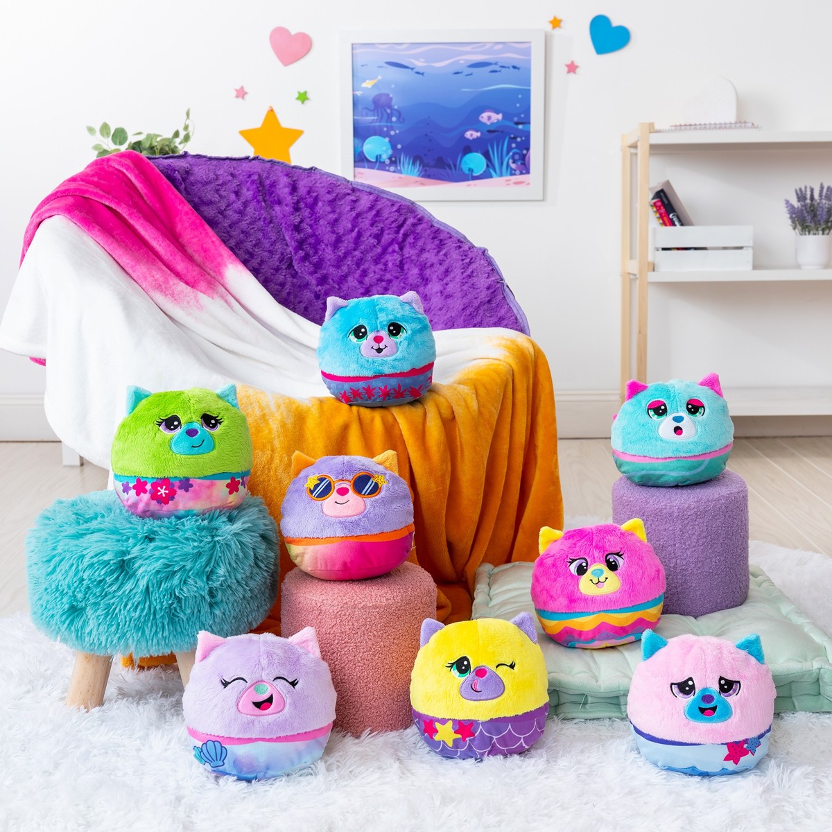 BASIC FUN, plišana igračka, Misfittens Merkitties - Image 8