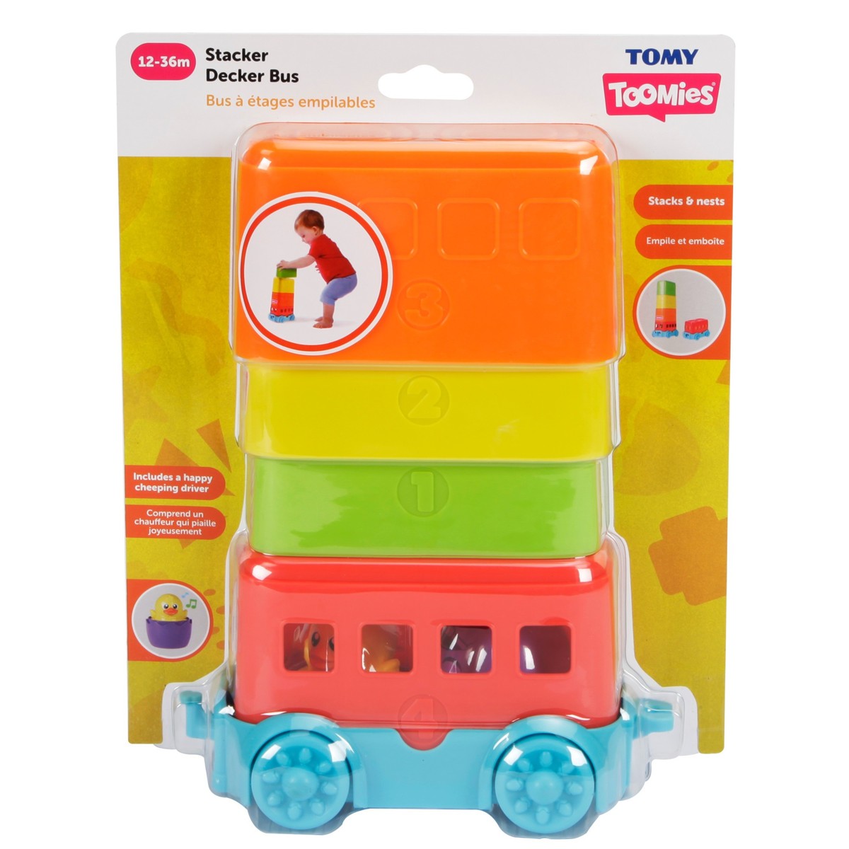 TOMY, igračka, autobus za slaganje