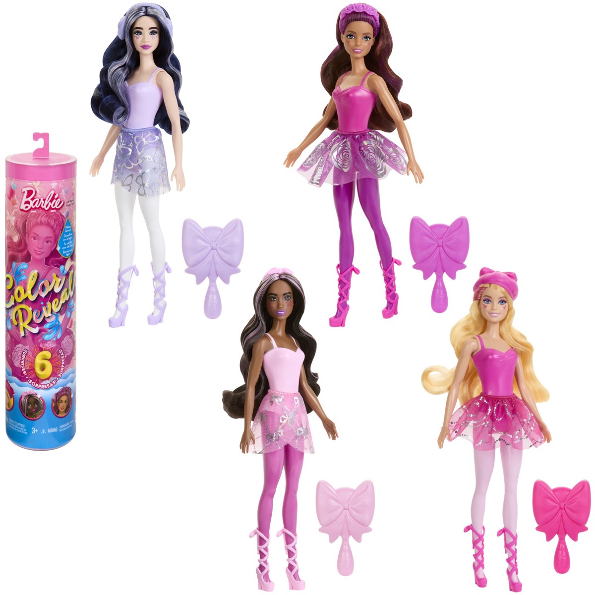 BARBIE Color Reveal, lutka, balerina - Image 4