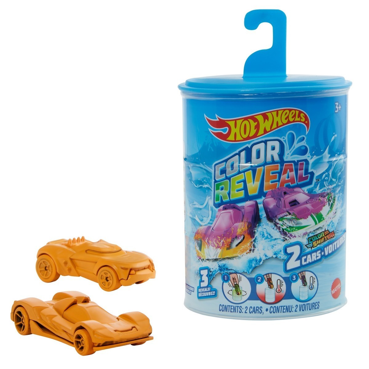 HOT WHEELS Color Reveal, autić, duo pakiranje, omjer 1:64 - Image 7