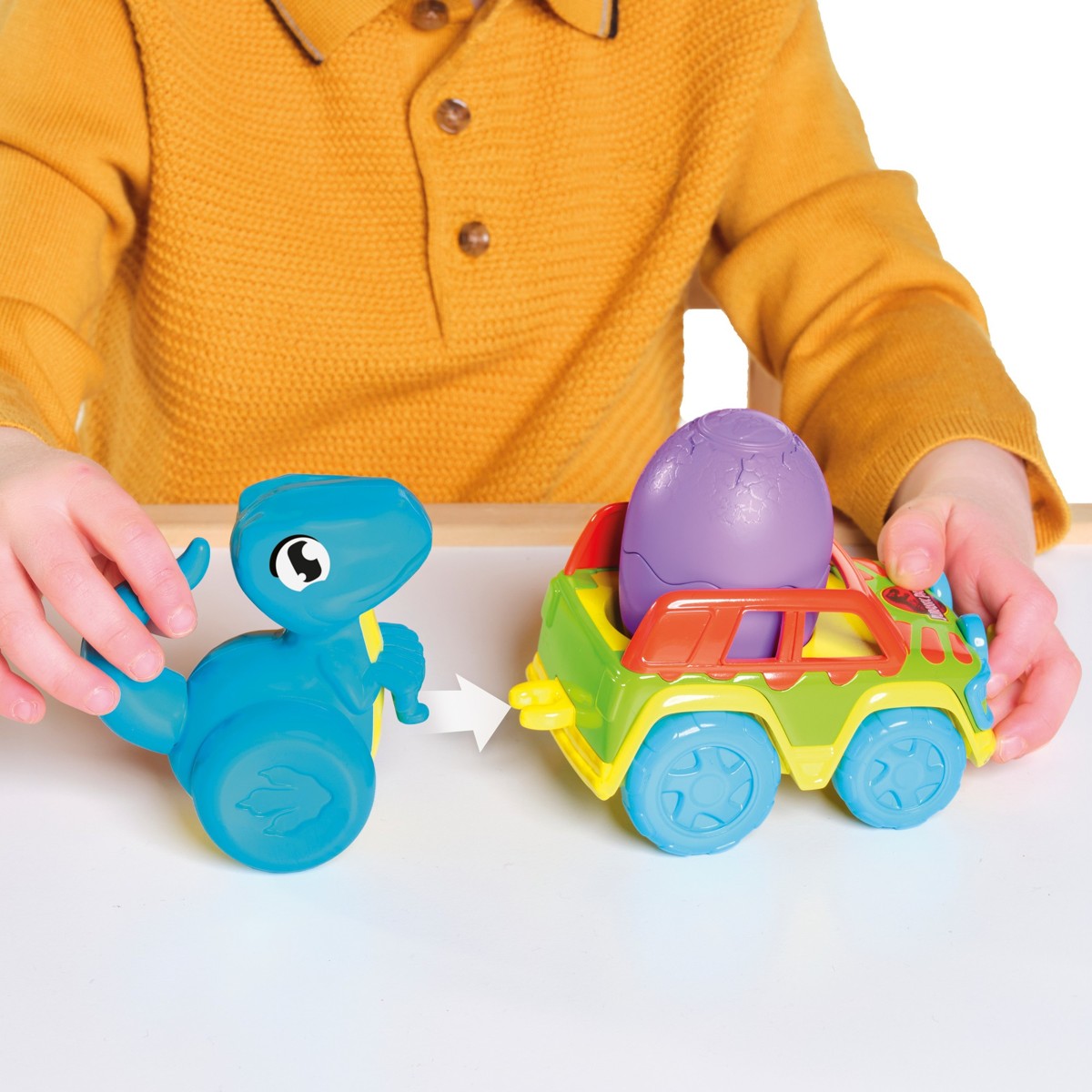 TOMY, igračka, Jurassic vozilo s dinosaurom - Image 7