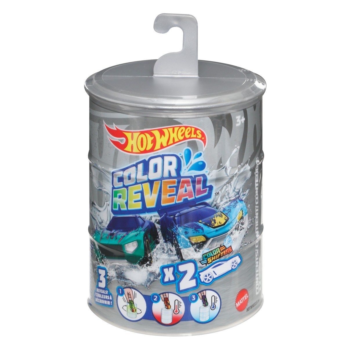 HOT WHEELS Color Reveal, autić, duo pakiranje, omjer 1:64 - Image 3