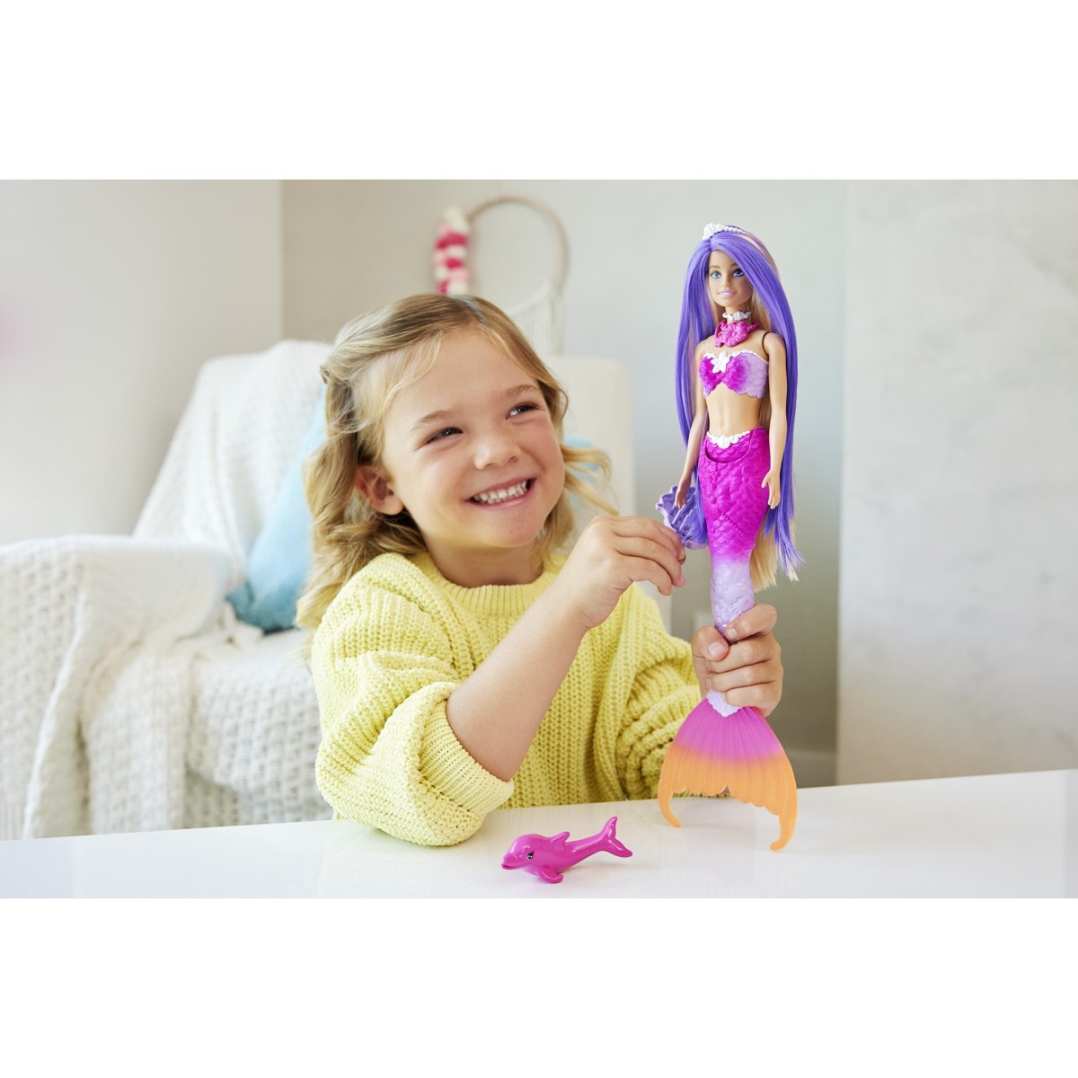 BARBIE, lutka, sirena s promjenom boje - Image 3