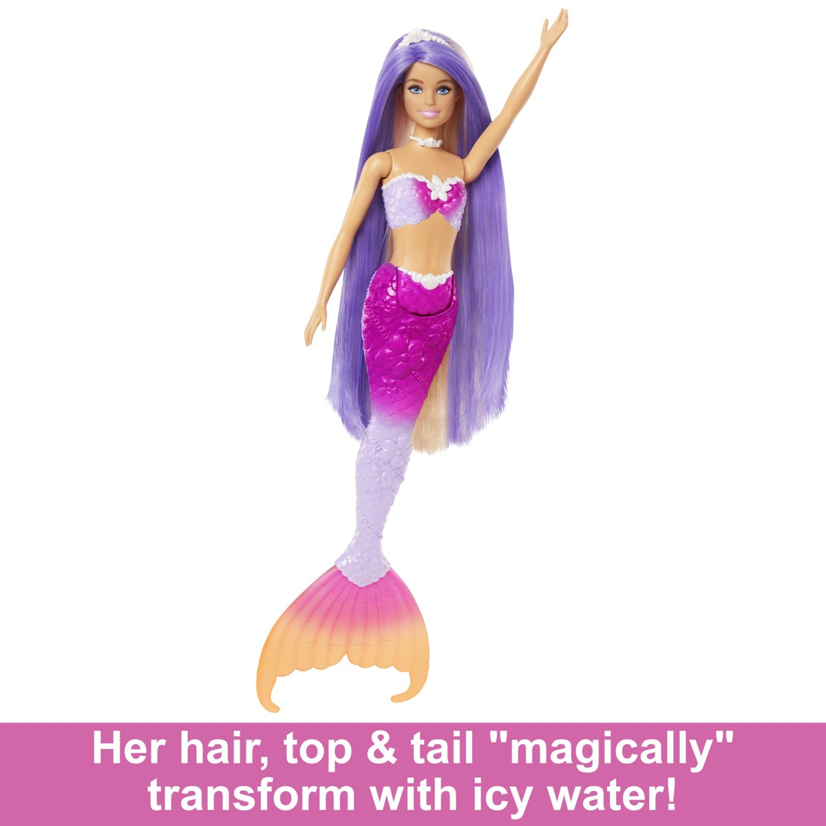 BARBIE, lutka, sirena s promjenom boje - Image 2