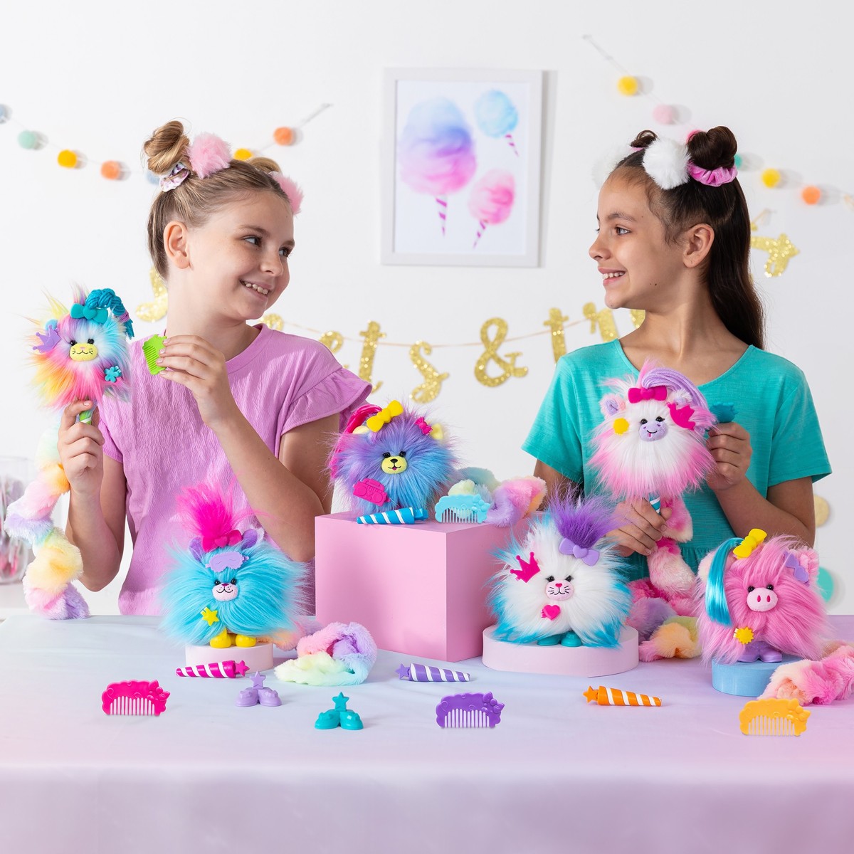 BASIC FUN, plišana igračka, mirišljavi čupavci Cotton CandyKins - Image 7