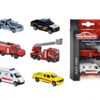 MAJORETTE set tri vozila SOS 2120572610380