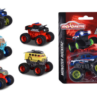 MAJORETTE auto off road 7,5 cm Monster Rockerz 6 sort 202057255