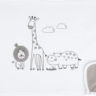 BUBABA BY FREEON dekica Safari 65x90 cm white/grey 32990