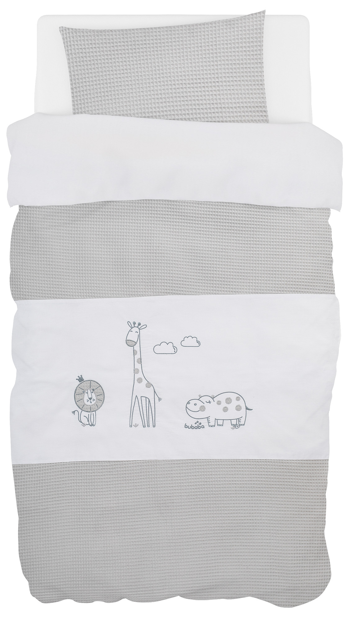 BUBABA BY FREEON posteljina 6 djelna Safari grey/white 36714