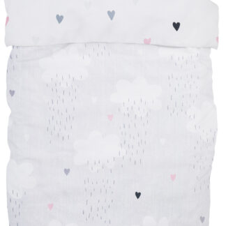 BUBABA BY FREEON posteljina 10 djelna uspavani oblak grey/pink 41137