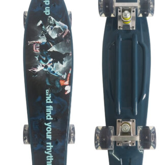 FREE 2 MOVE skateboard sa svjetlom 43155
