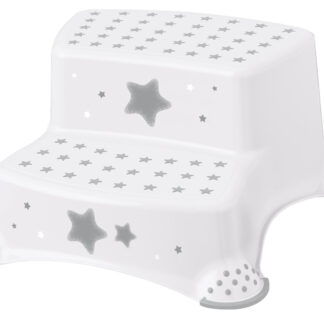 KEEEPER stepenica dupla stars white 44874