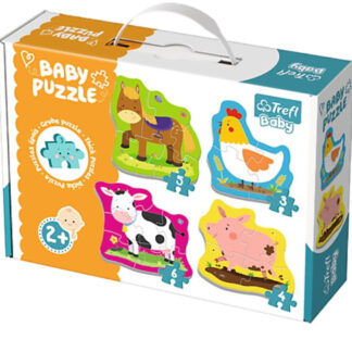 TREFL baby puzzle životinje na farmi (3,4,5,6) 36070