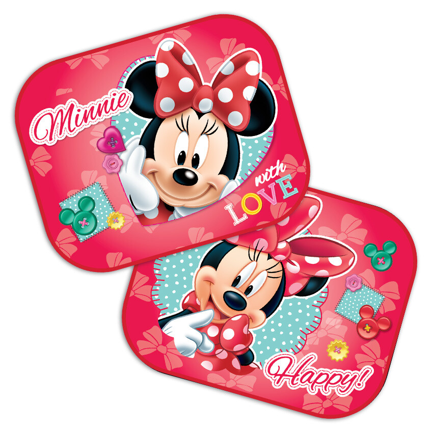 SEVEN sjenilo za auto Minnie , 44x35 cm, 2 kom pink 9314