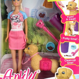 MASEN TOYS lutka s psićem 73082