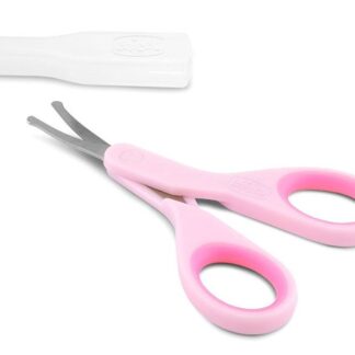 CHICCO škarice s poklopcem pink 0591210