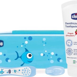CHICCO zubna četkica set za oralnu njegu blue 6959200