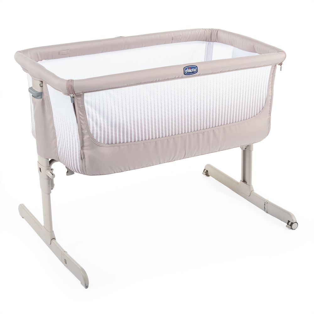 CHICCO krevetić za uz krevet Next2Me air dark beige 7962034