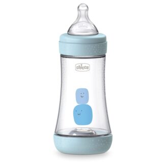 CHICCO plastična bočica Perfect 240 ml blue 2022320
