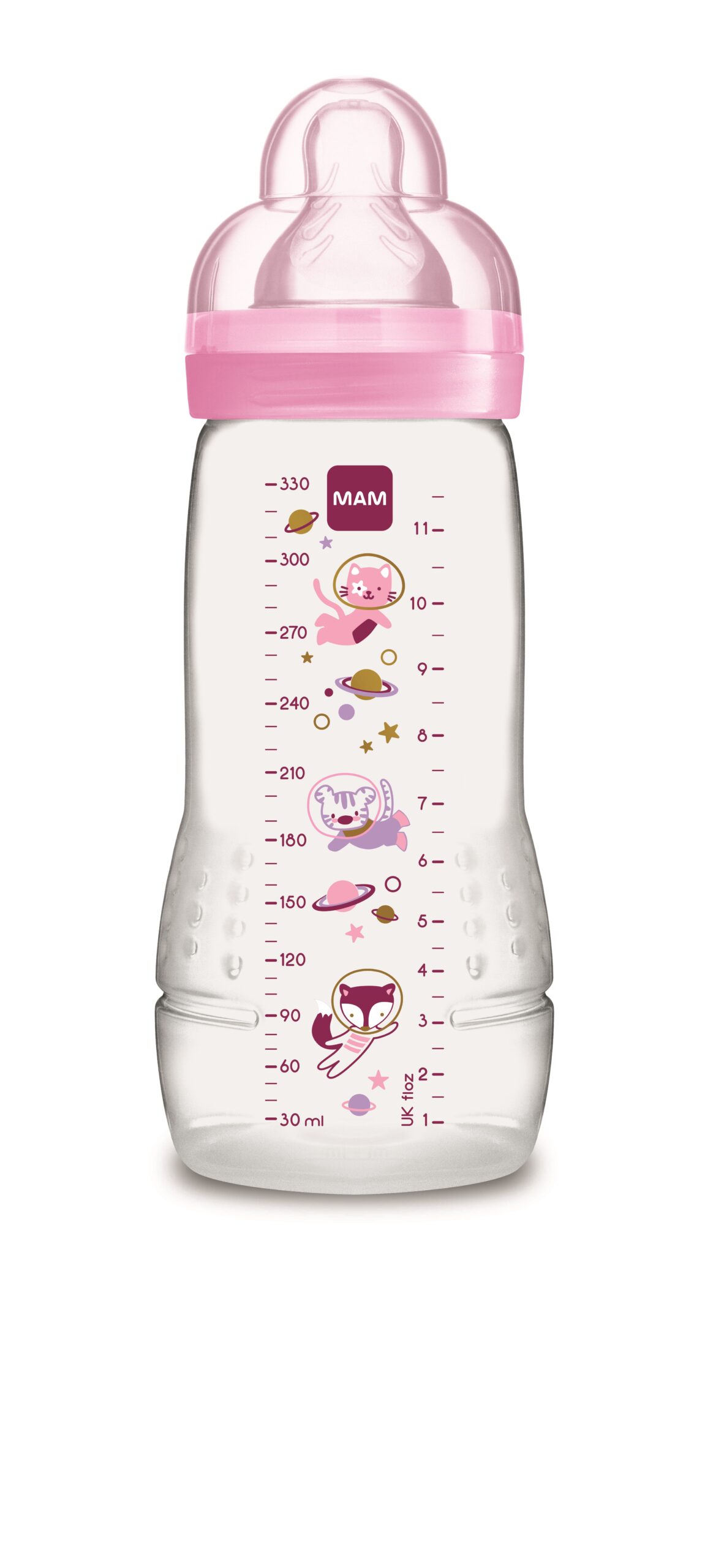 MAM plastična bočica Anti-colic easy active 330ml 4+mj sort 663307